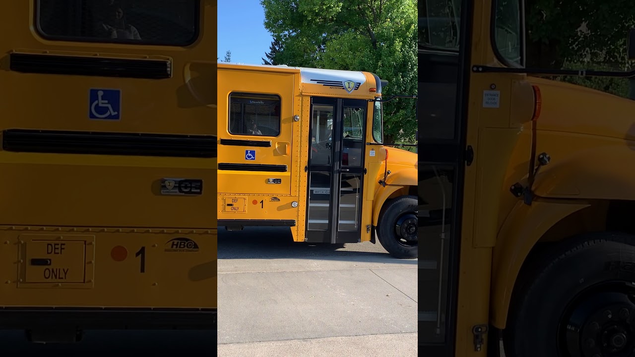 Parker getting in the bus