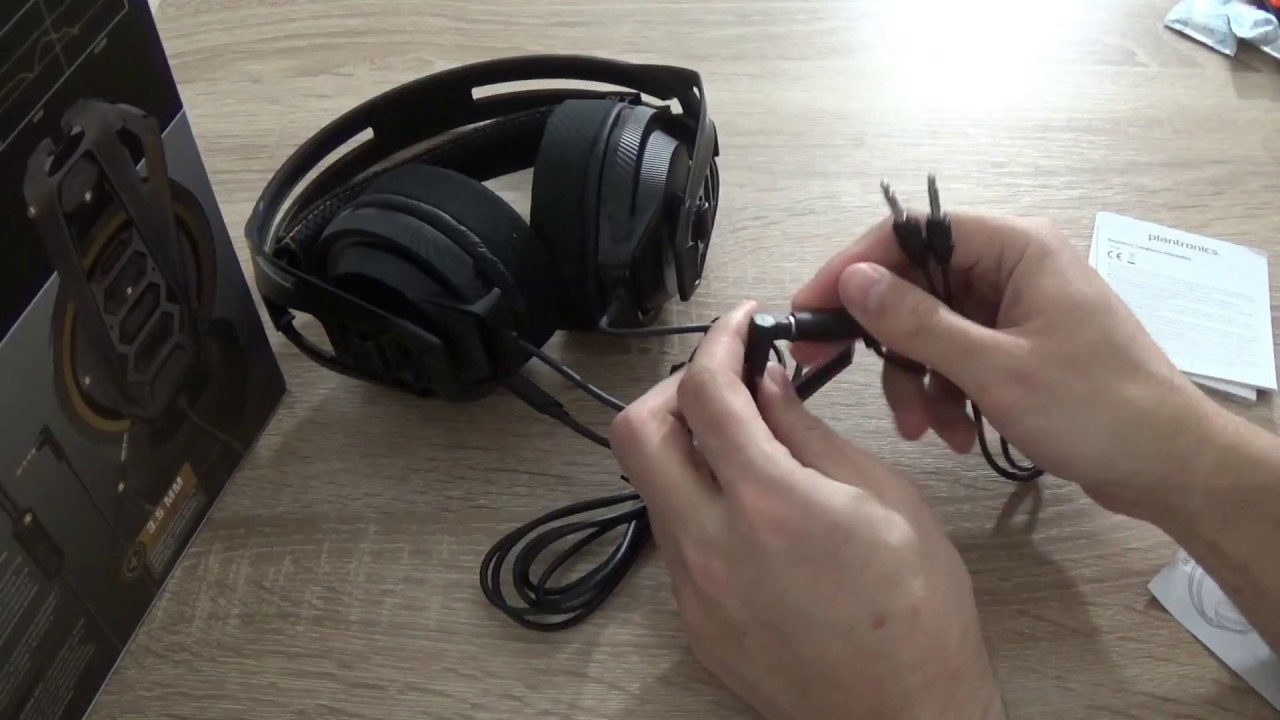 Casti gaming Plantronics Rig 400 - Unboxing