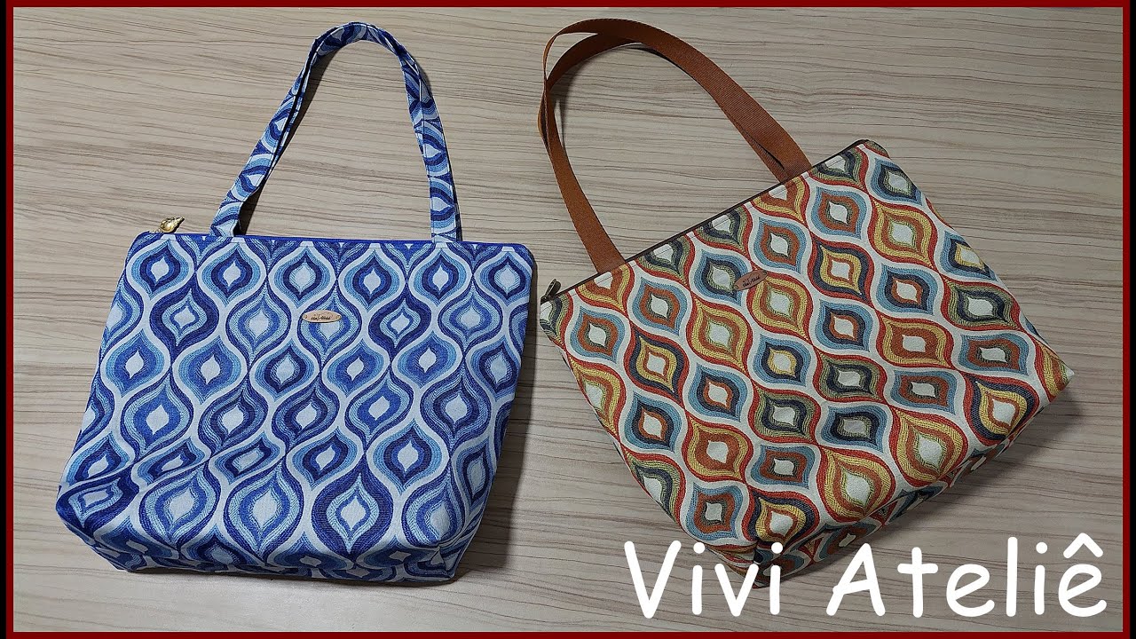 Bolsa Praia de Sarja Impermeável | Passo a Passo | Vivi Ateliê