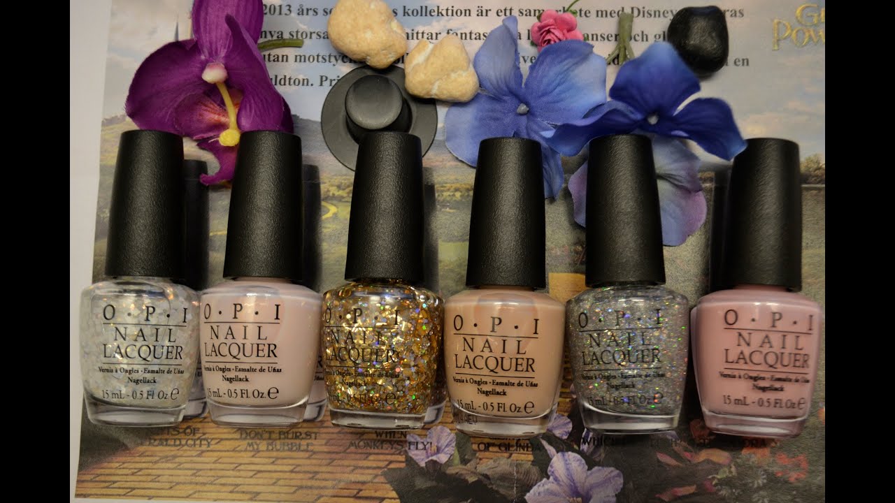 OPI - 2013 Soft shades- Oz The Great and powerful - Live swatches