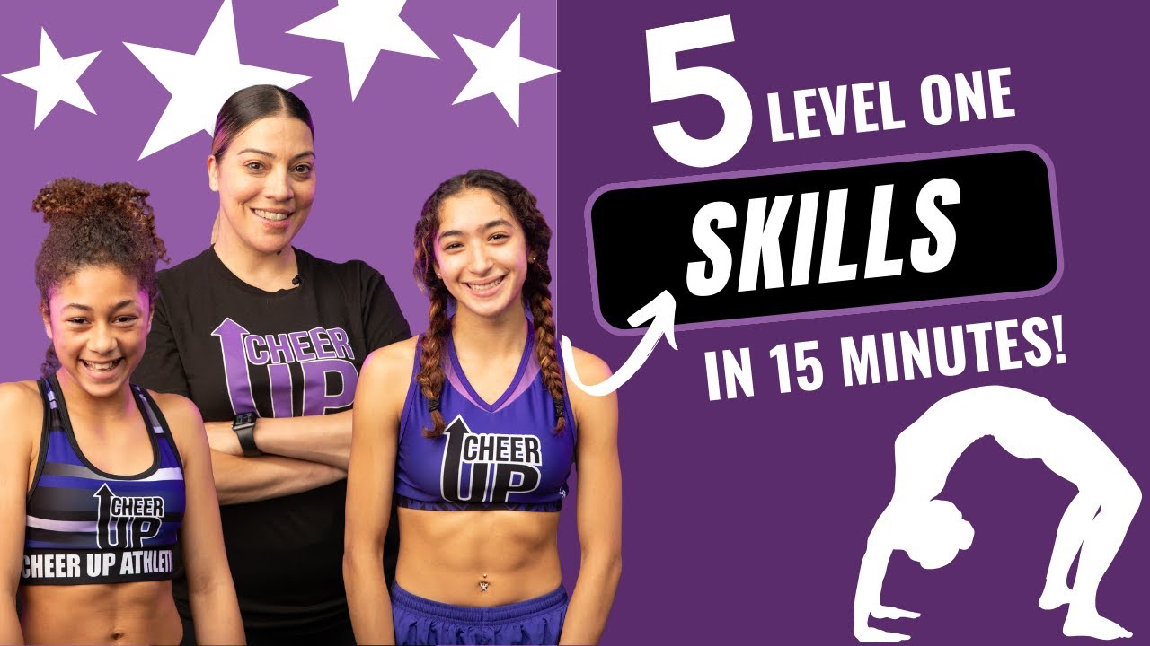 5 навыков первого уровня за 15 минут! — Cheer UP Athletics