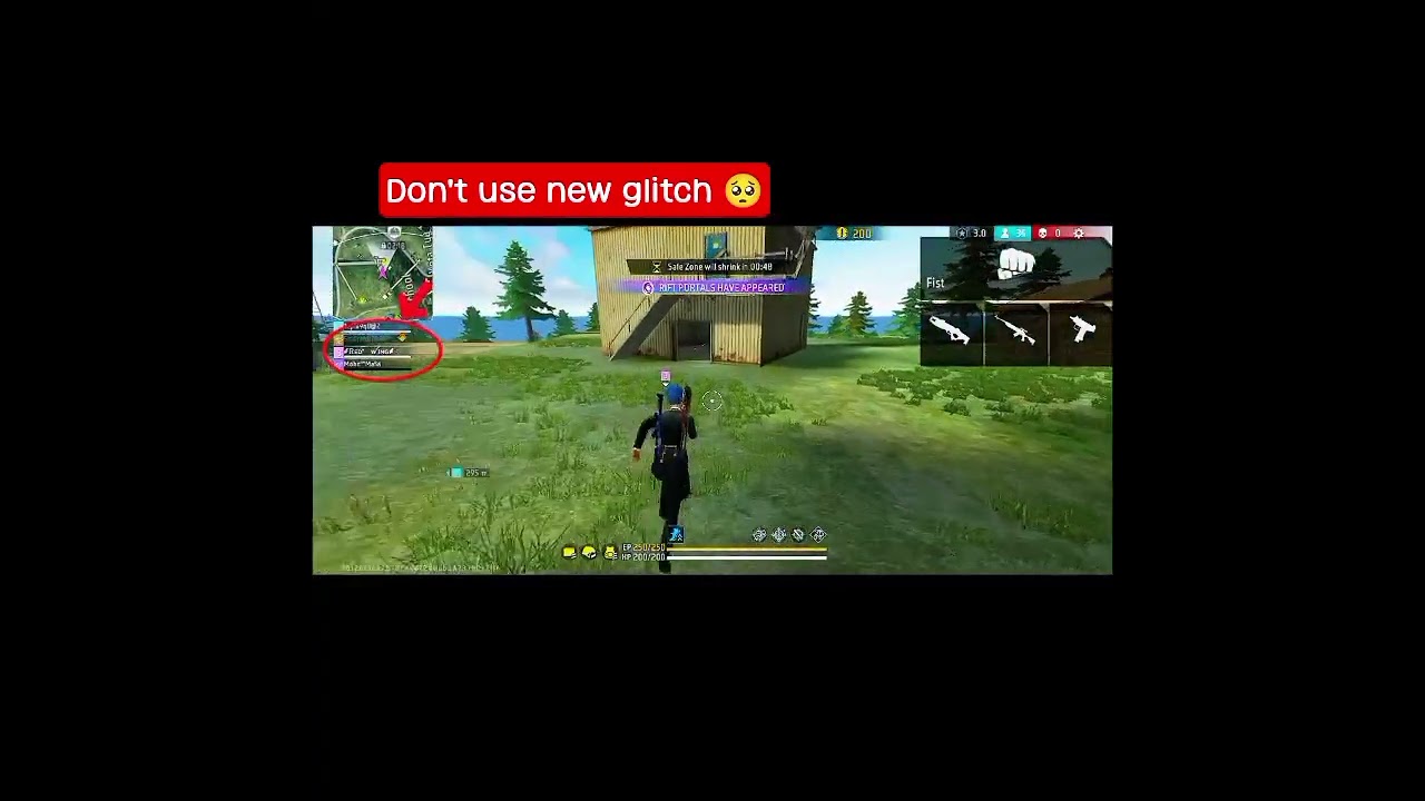 don't use new glitch..
