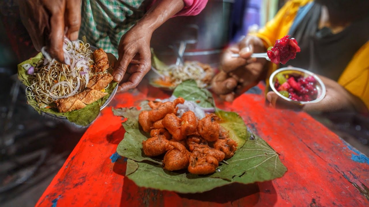 Cheapest Food Of Brahmapur Only 10₹ | Paneer Pakoda & Spring Roll | Street Food India