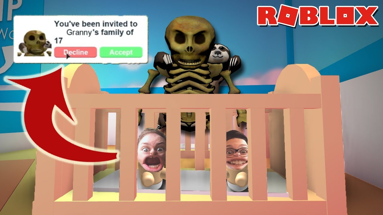 GETTING ADOPTED BY GRANNY! -- Roblox Adopt Me