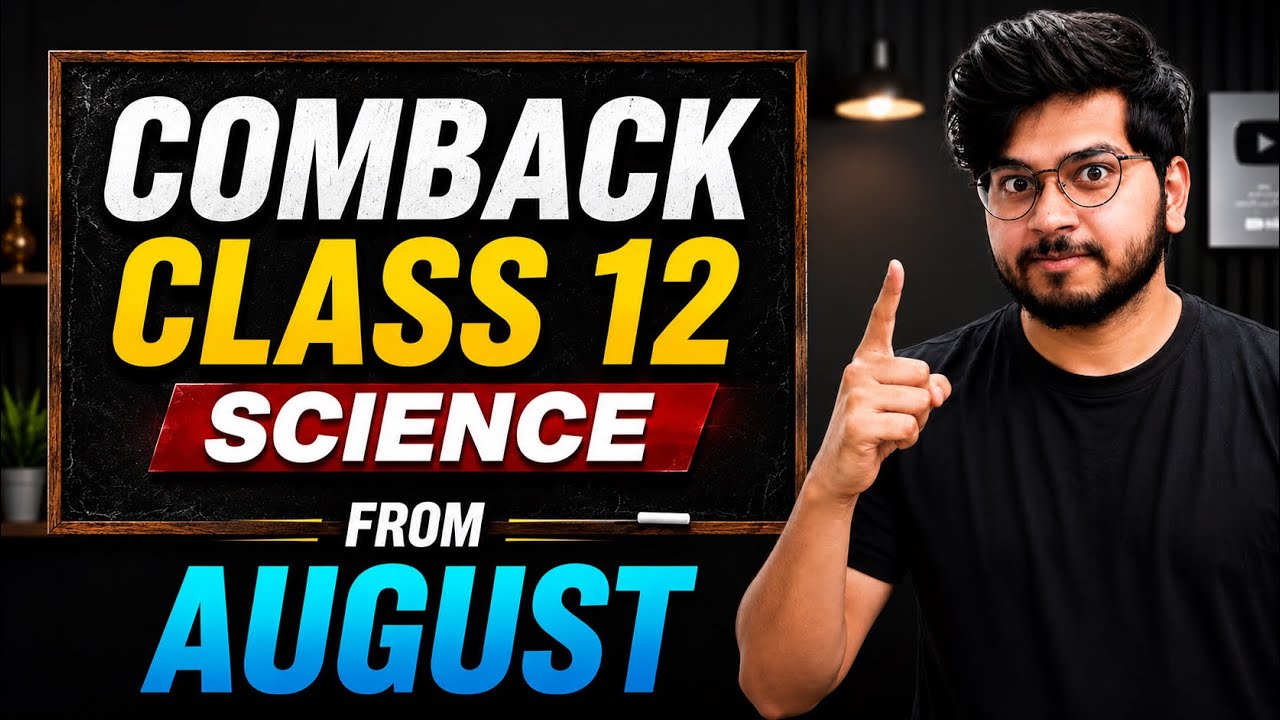 The G.O.A.T 🔥ROADMAP August to Boards 2027 | Roadmap For 12th Science 2026-2027