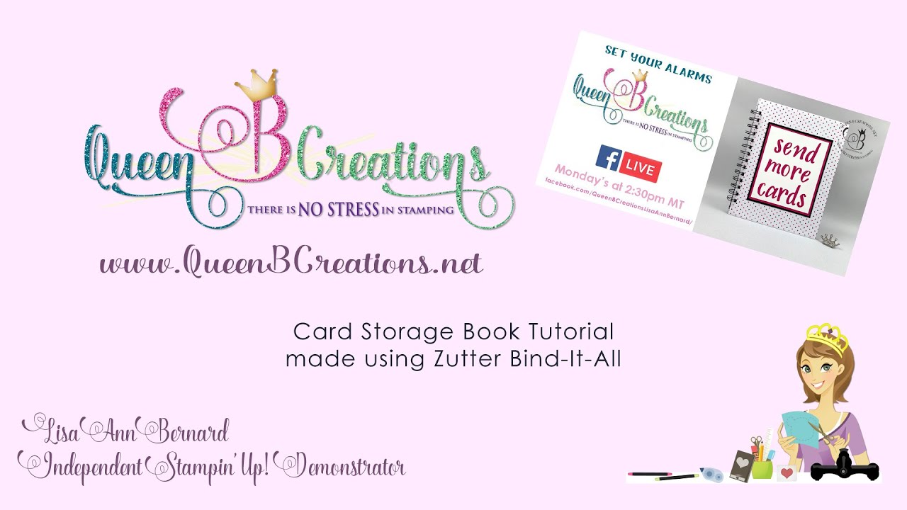 Stampin' Up! Card Storage Book - Zutter Bind-It-All