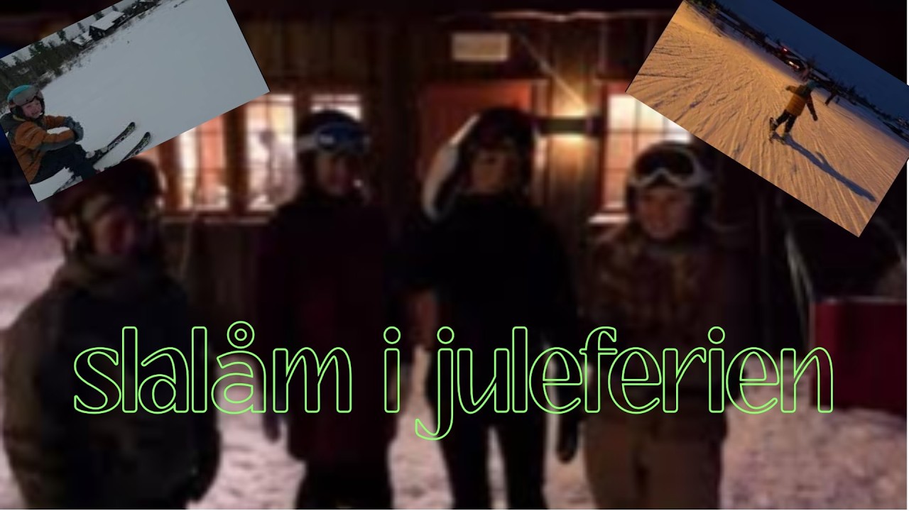 slalåm i juleferien