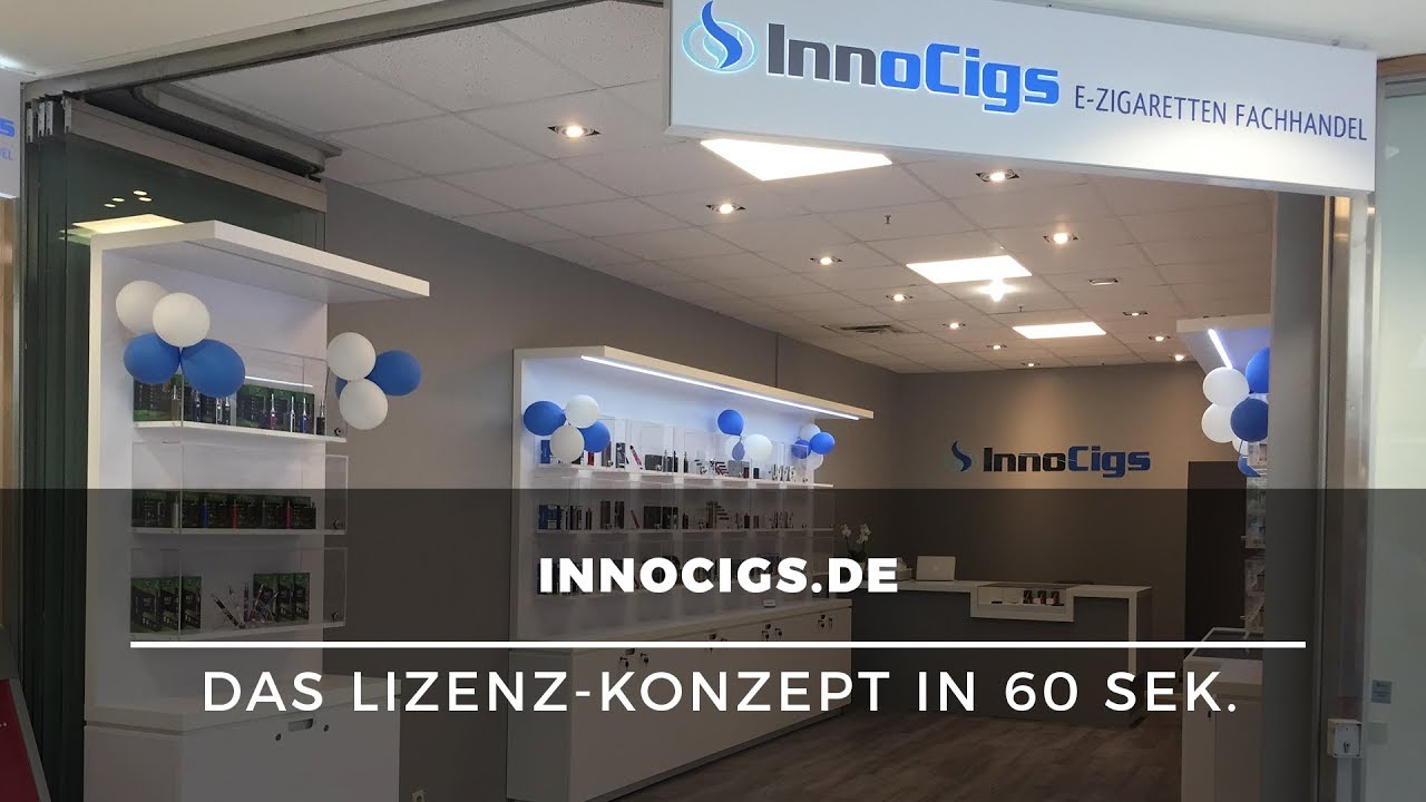 Selbst einen InnoCigs.de-Shop er&ouml;ffnen &ndash; Das Lizenzkonzept in 60 Sek. erkl&auml;rt