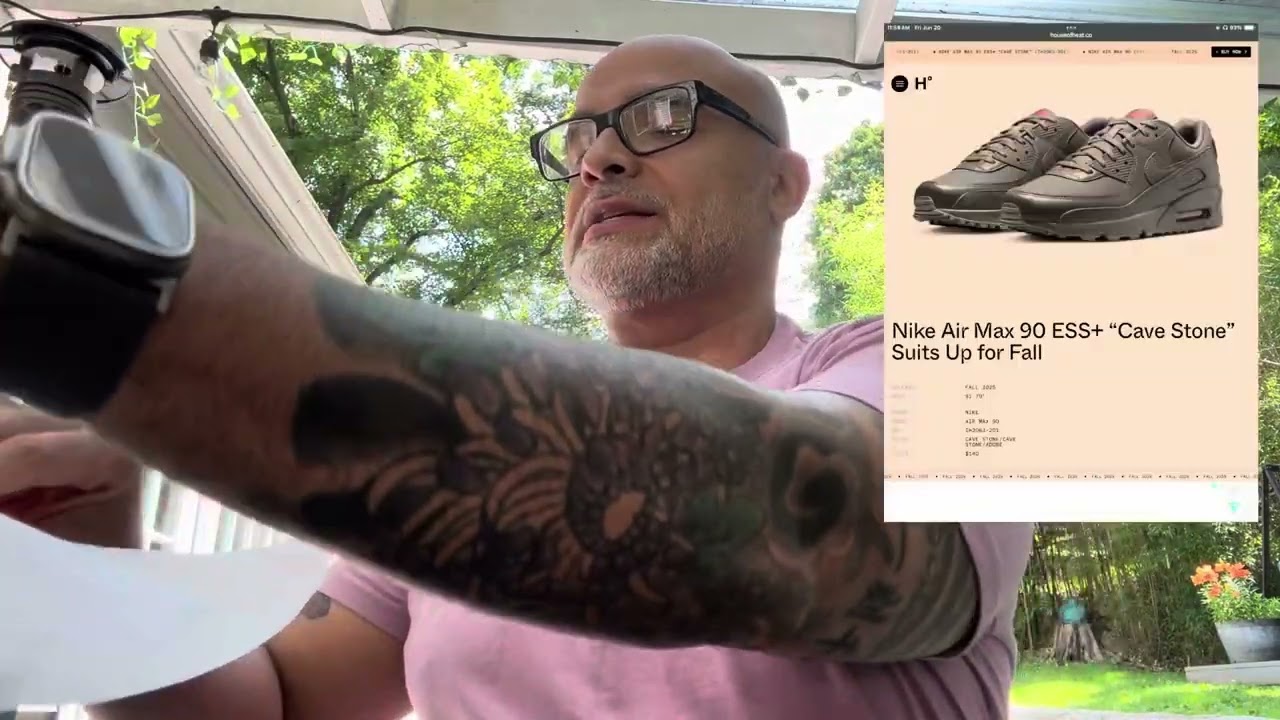 Nike Airmax 90 ESS+ cave stone unboxing and review
