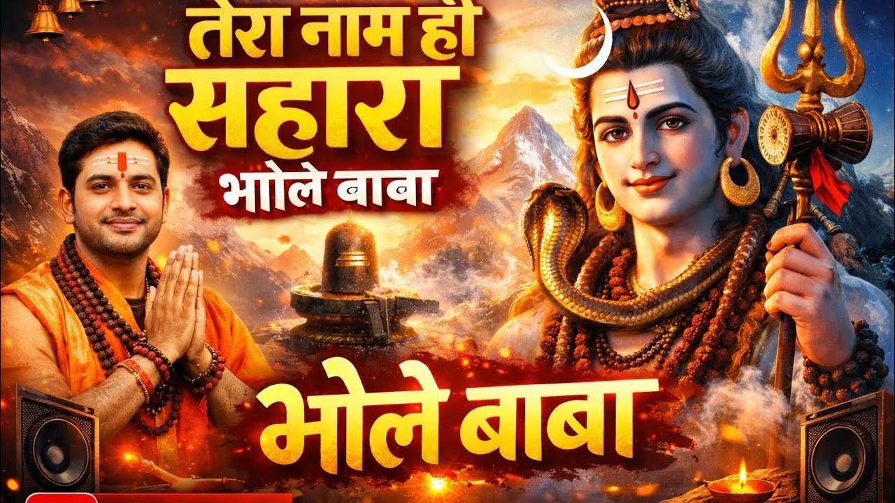 Tera Hi Sahara bhole baba| new mahadev song bhajan| new 2026 bhajan 🙏