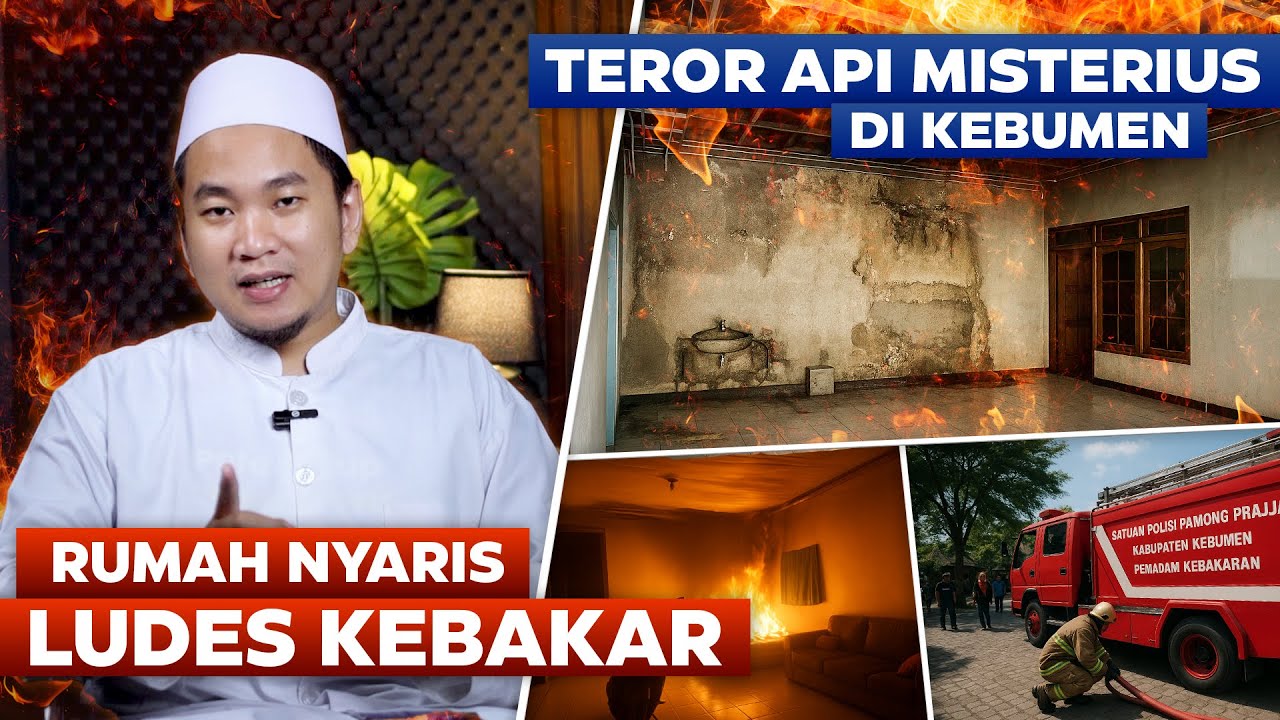 TEROR API MISTERIUS DI KEBUMEN - RUMAH NYARIS LUDES TERBAKAR !!!