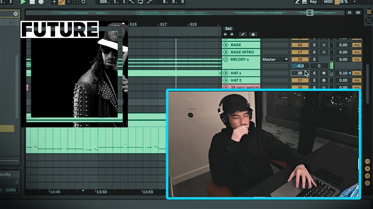 Making a METRO BOOMIN x FUTURE Type Beat | Ableton Live Cookup