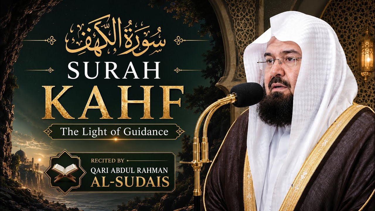 Surah Al-Kahf (سورة الكهف) | Full Beautiful Recitation | Sheikh Abdul Rahman As-Sudais | EP032