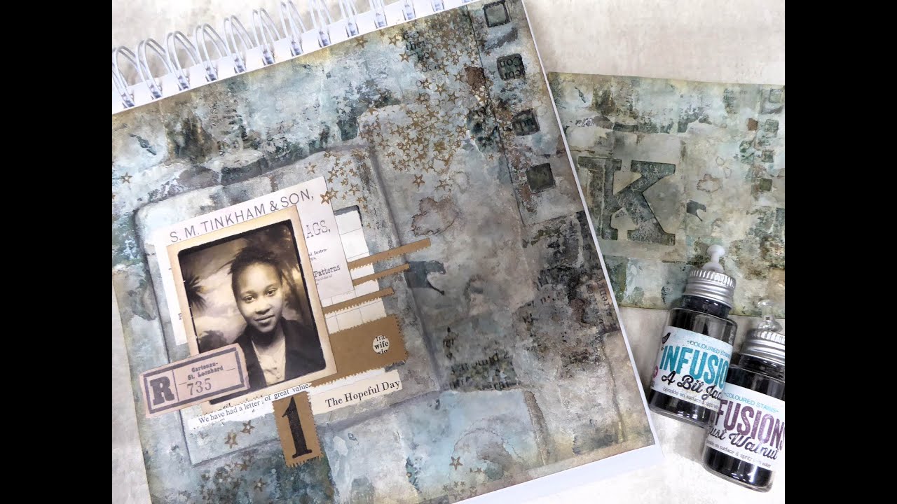 Creating and using a background for a journal page