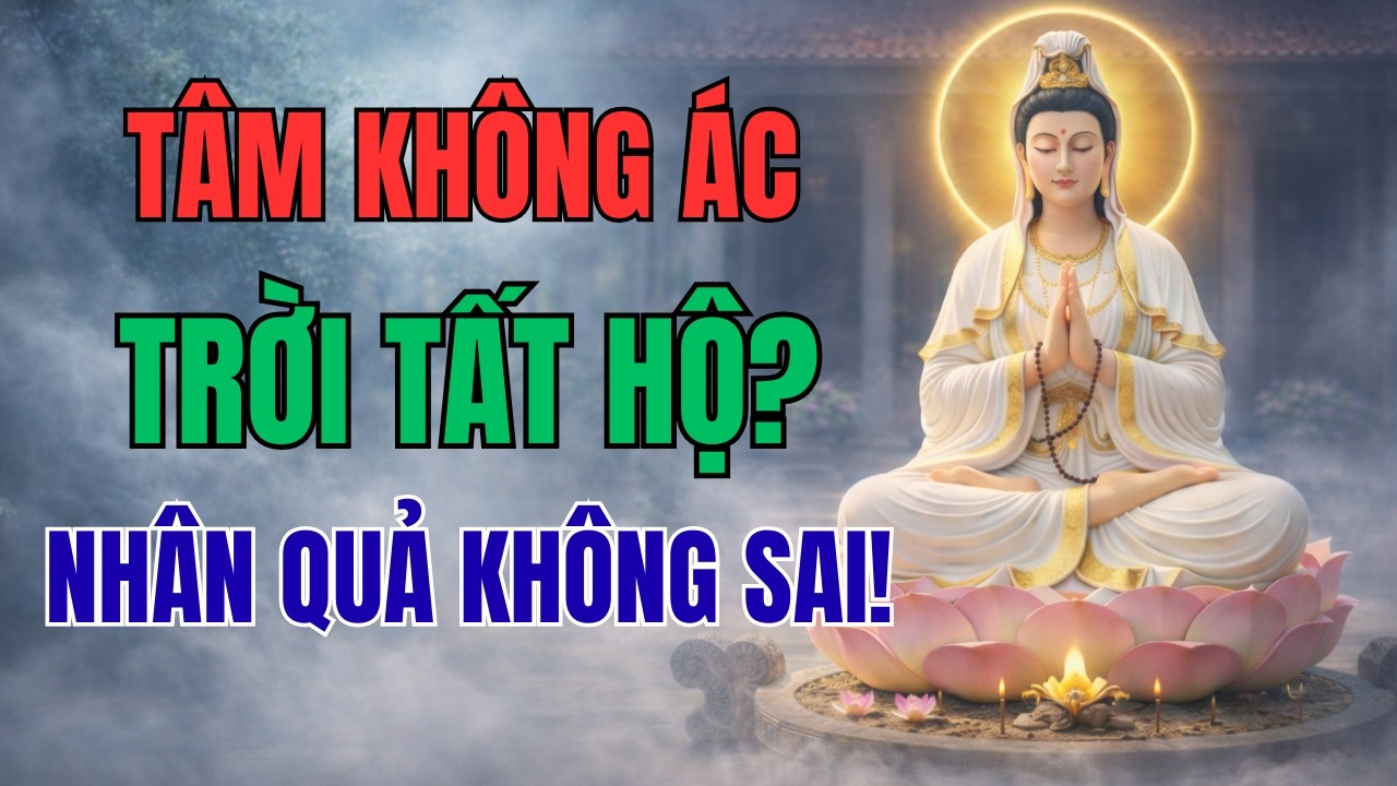 TÂM KHÔNG ÁC, TRỜI TẤT HỘ | Nhân Quả Không Sai Một Ly Theo Lời Phật Dạy – Dấu Chân Tĩnh Tâm