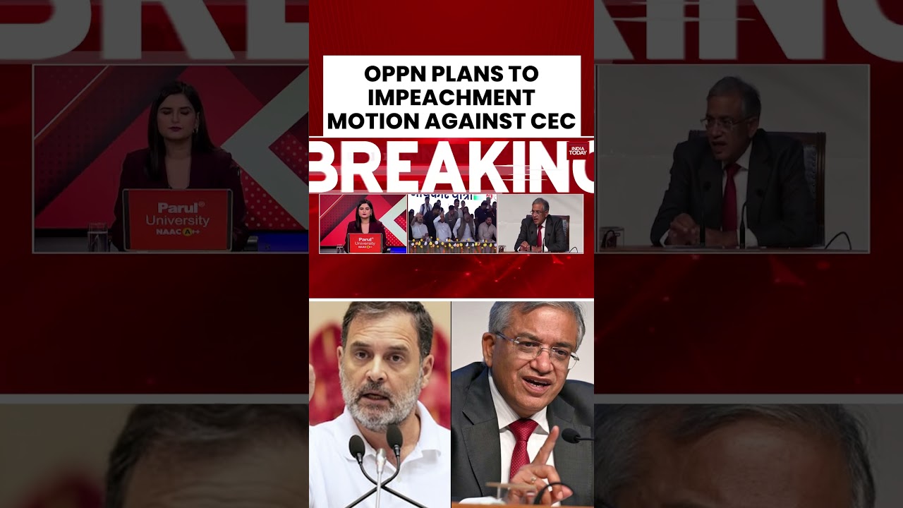 Opposition Parties Plan Impeachment Motion Against Chief Election Commissioner Gyanesh Kumar