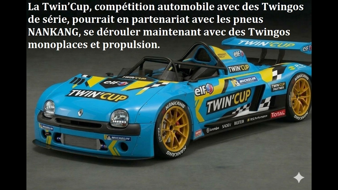TWIN'CUP en version 200cv, monoplace et propulsion.