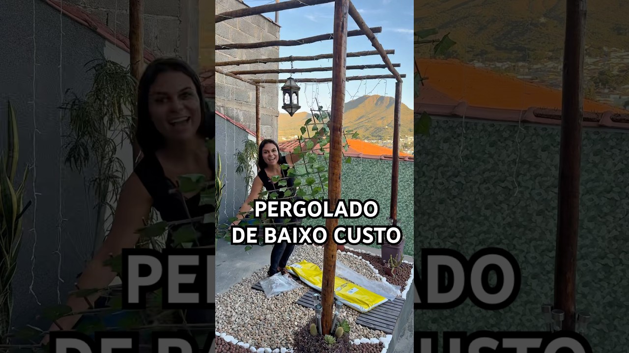 Vamo fazer um Pergolado de baixo custo ? Usando eucalipto #diy