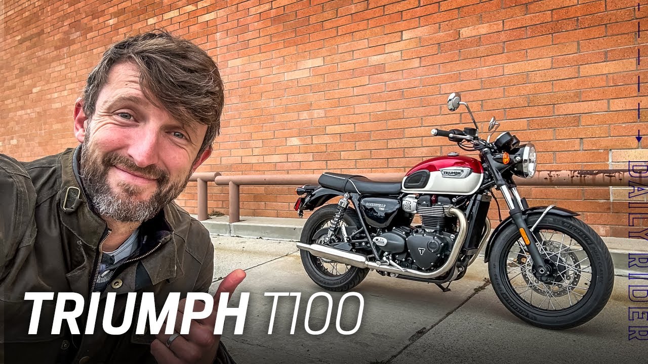 Обзор Triumph Bonneville T100 2023 года | Daily Rider