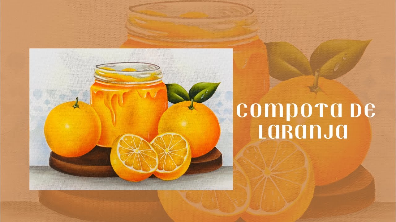 Como pintar compota de Laranja