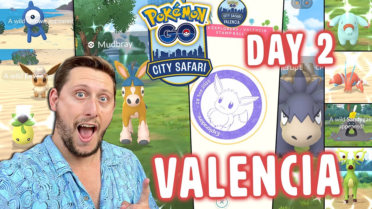 Valencia City Safari Day 2 &ndash; Shiny Pok&eacute;mon Catches + Mega Camerupt Raid Day! | Pok&eacute;mon GO