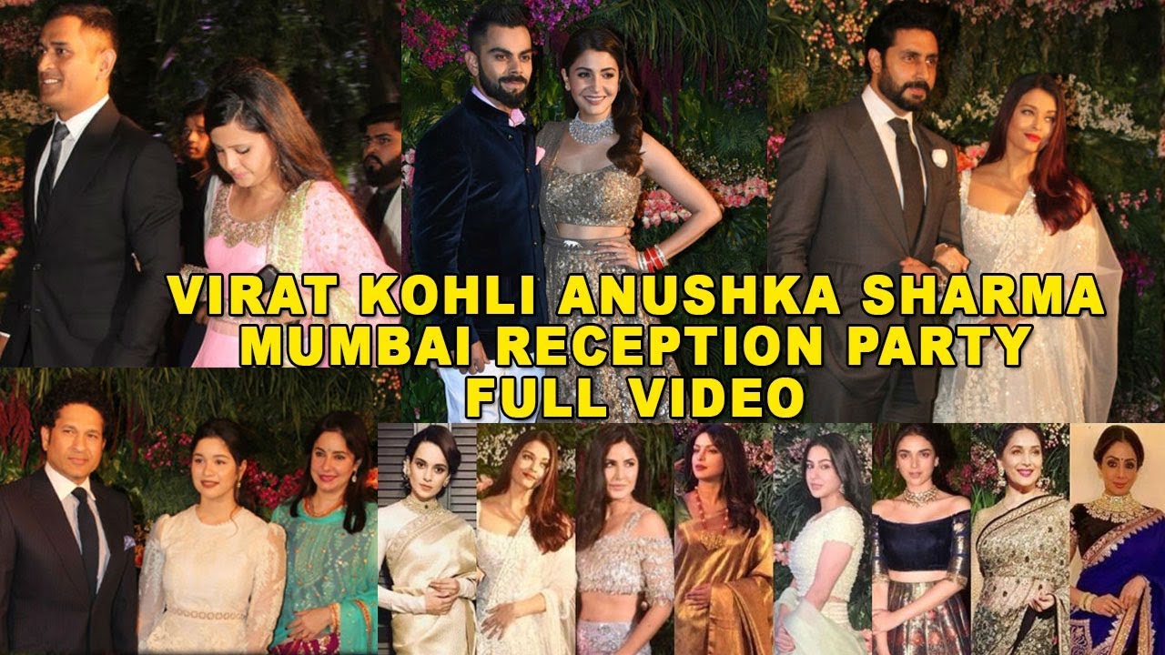 Anushka Sharma & Virat Kohli Wedding Reception | Virushka Wedding Reception Mumbai Full Video