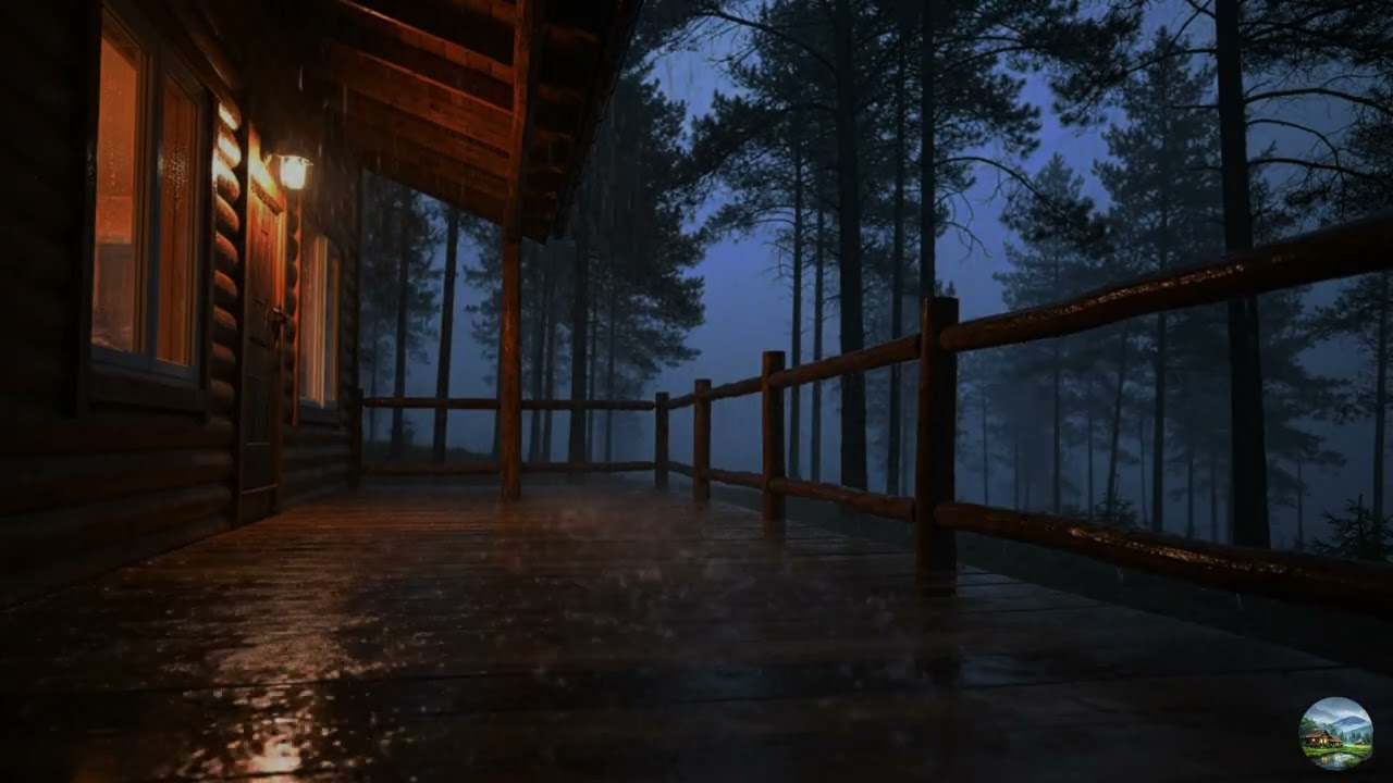 Soft Flowing Rain Ambience 🌧️ | Gentle ASMR Rain Sounds for Deep Sleep & Relaxation
