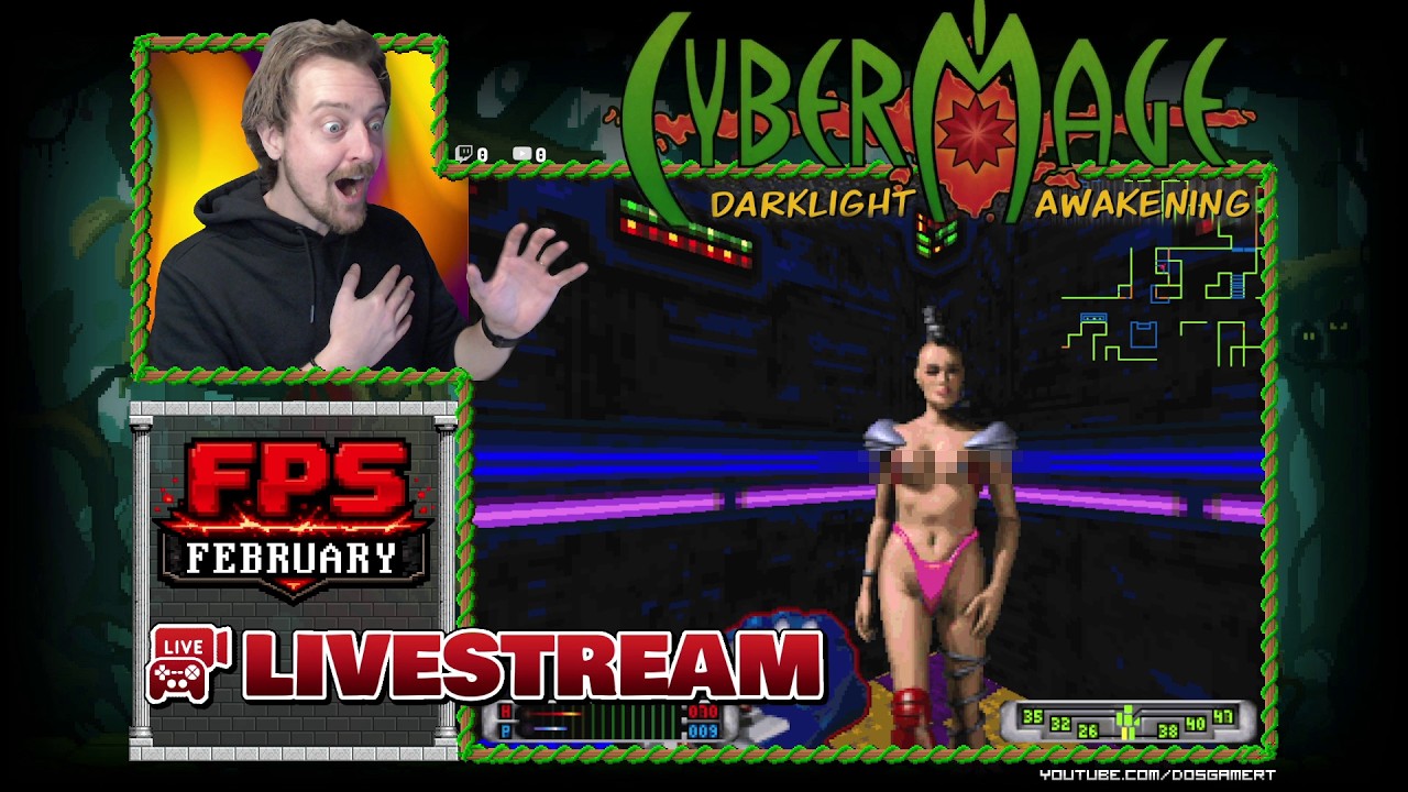 ⚠️ FPS-FEBRUARY: ⭐CYBERMAGE 🧙&zwj;♂️ DARKLIGHT AWAKENING 👨&zwj;💻 [1995 - MS-DOS] 🔴 Streaming Live!