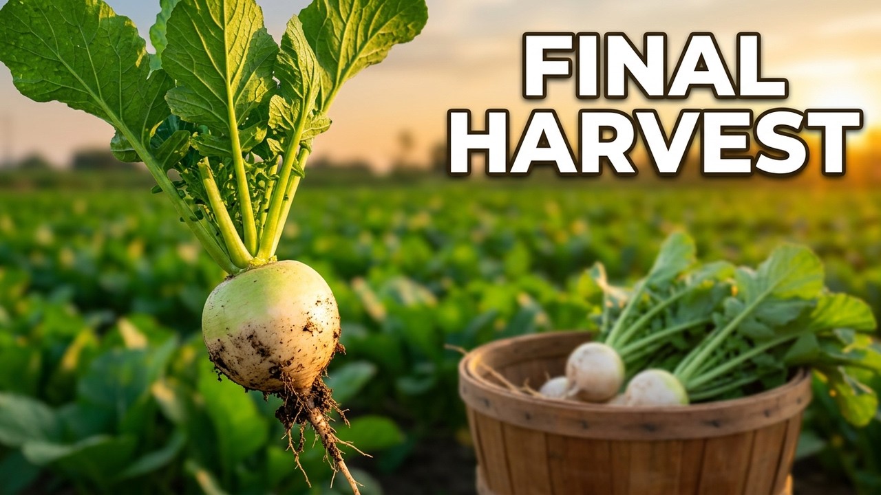 Radish farming journey complete seed to harvest cycle