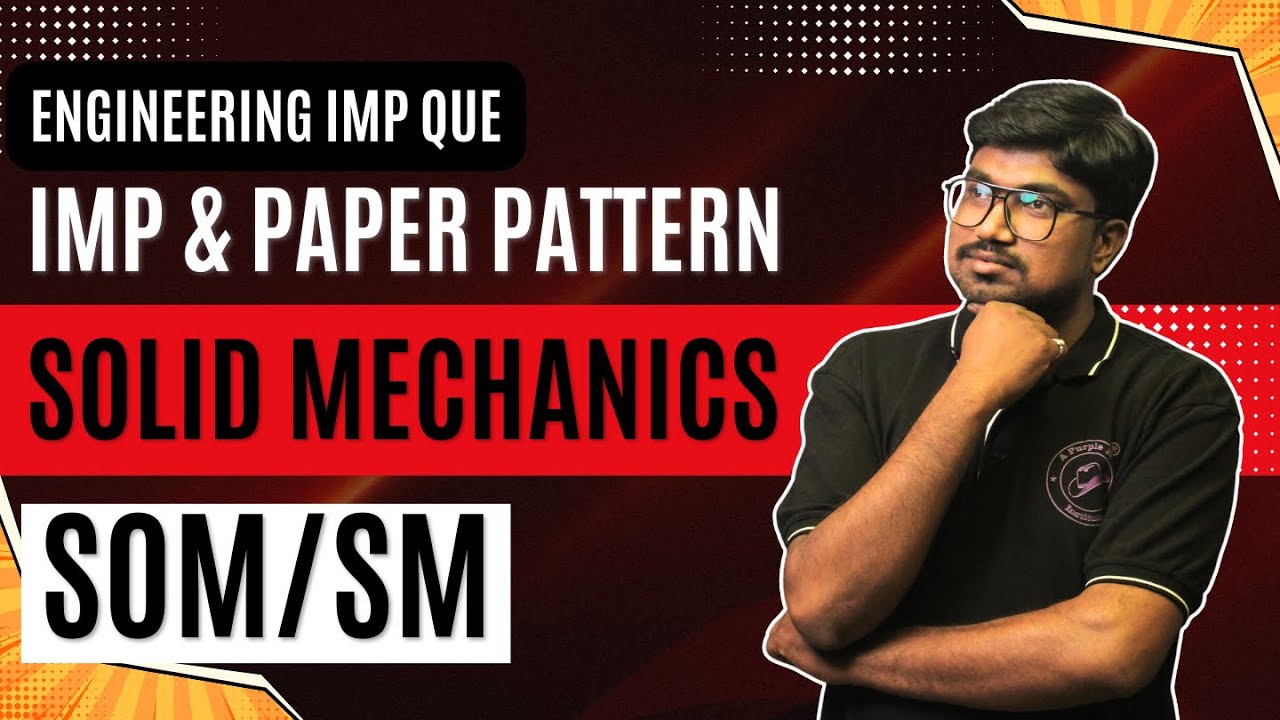 Solid Mechanics - Mechanical | SOM/SM | IMP & Paper Pattern | Engineering | #engineering #sppu