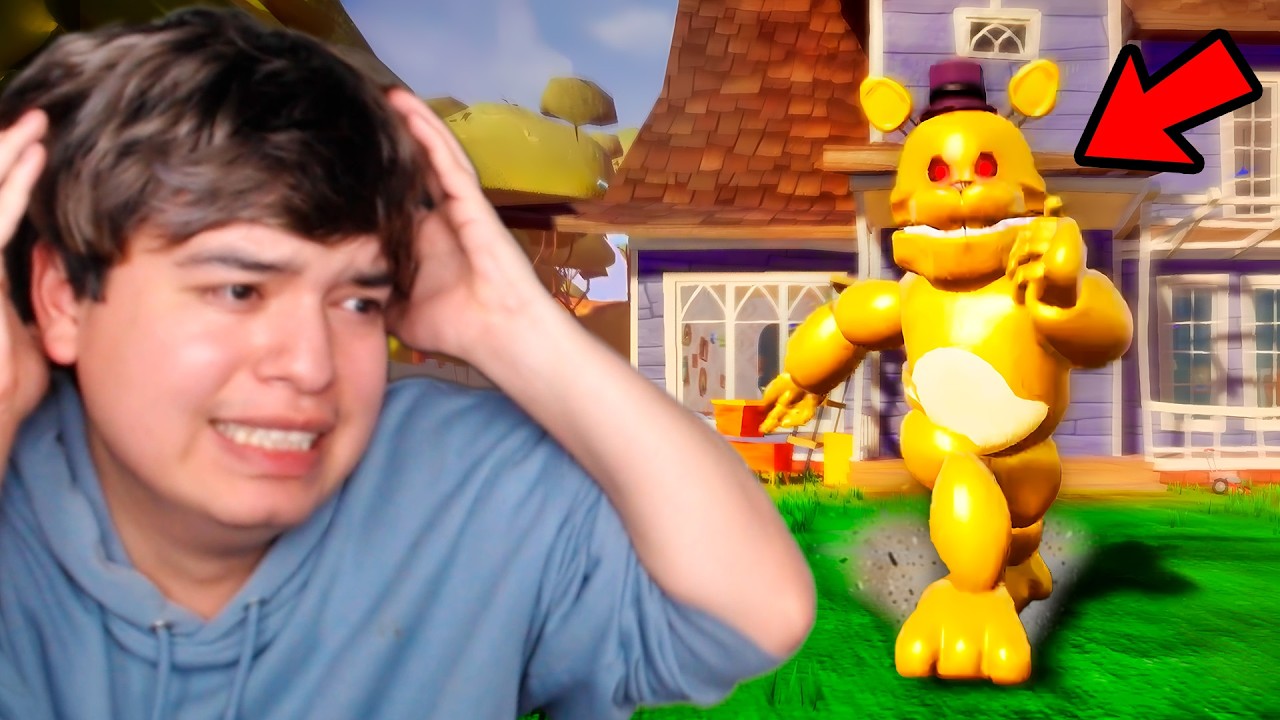 Fredbear arrived at Hello Neighbor and it's really scary 😭