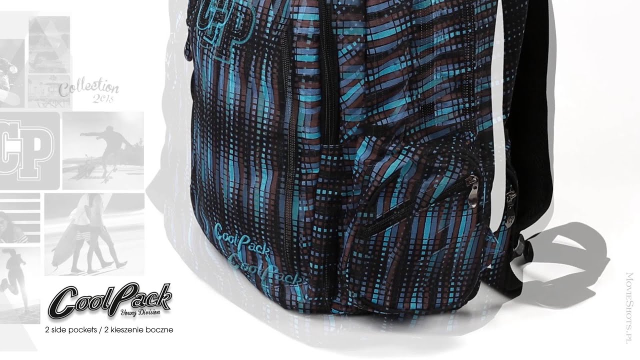 CoolPack - plecak z trzema przegrodami. 