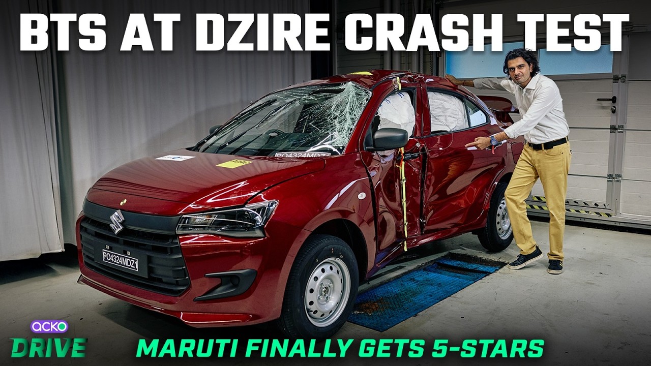 Historic 5 Stars For Maruti Dzire At Global NCAP