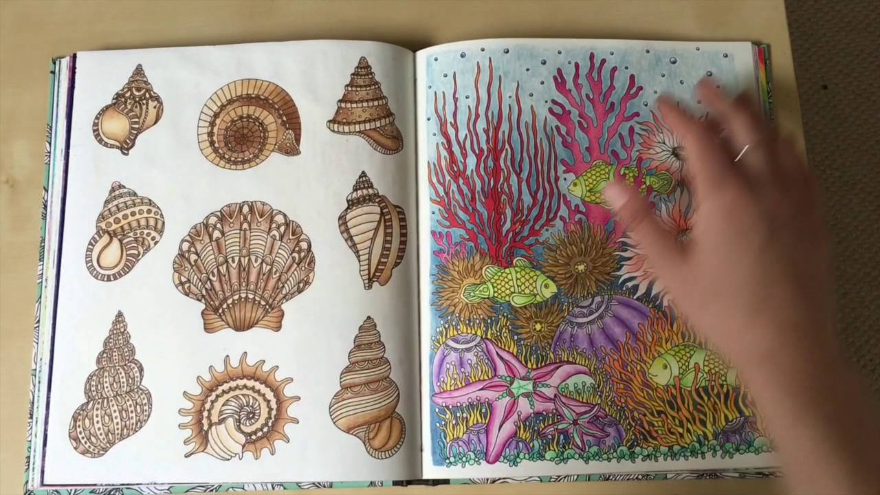 Completed Dagdrömmar (Daydreams) Coloring Book