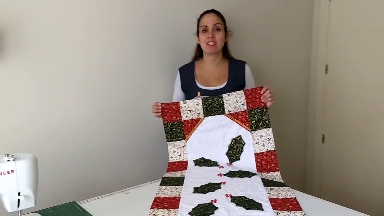TUTORIAL CAMINO DE MESA HOJAS DE MUÉRDAGO