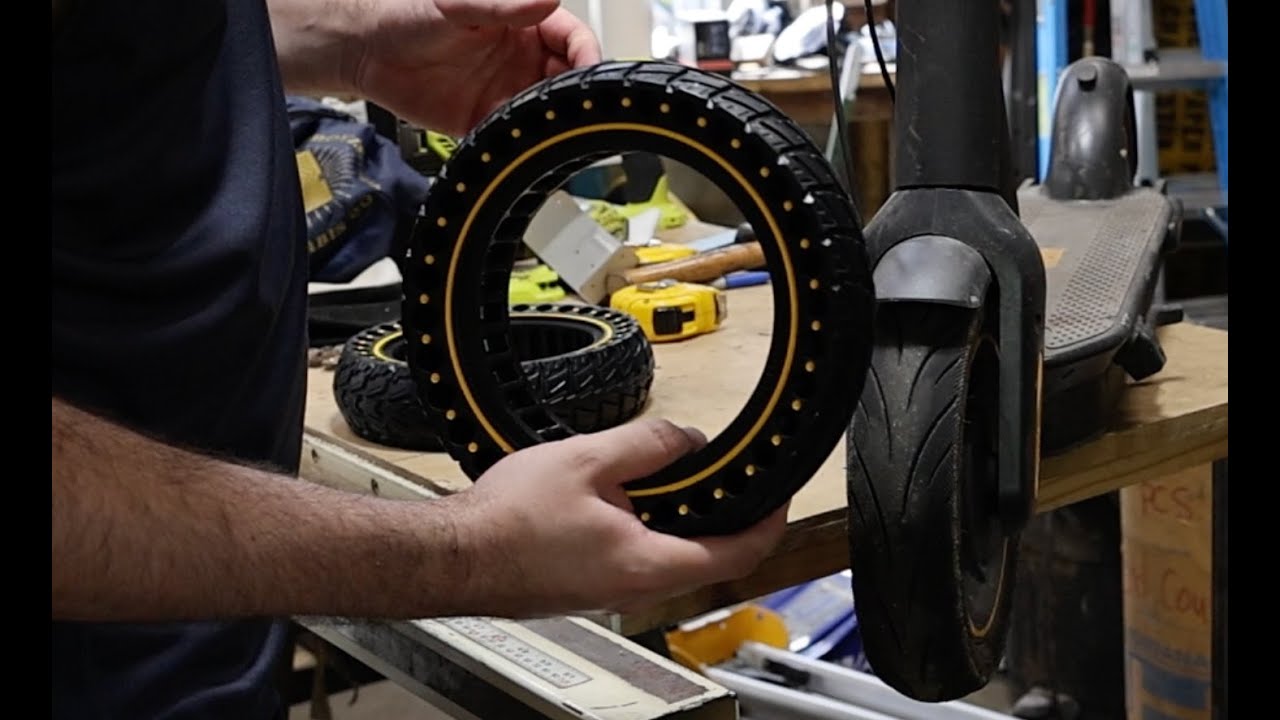 Segway Ninebot G30 Max Airless Solid Tire Swap