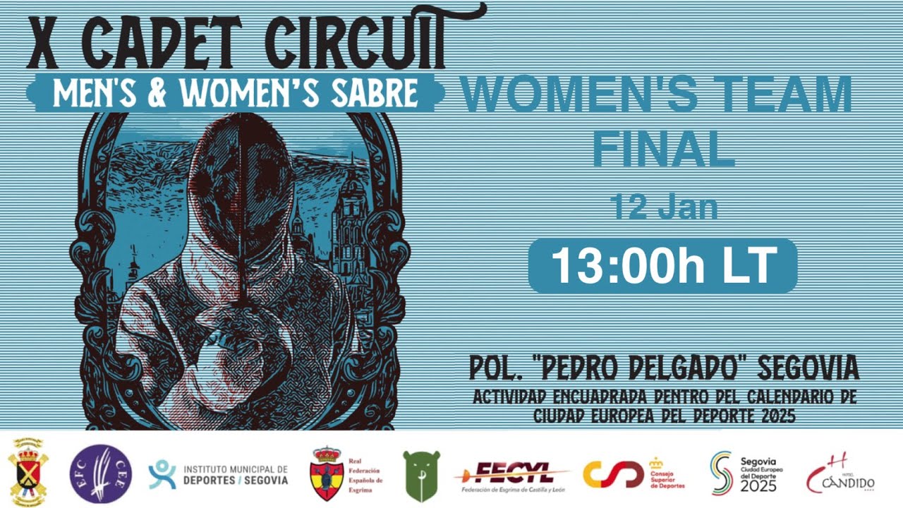 EUROPEAN FENCING CONFEDERATION CADET CIRCUIT WOMEN`S SABRE TEAM FINAL 
