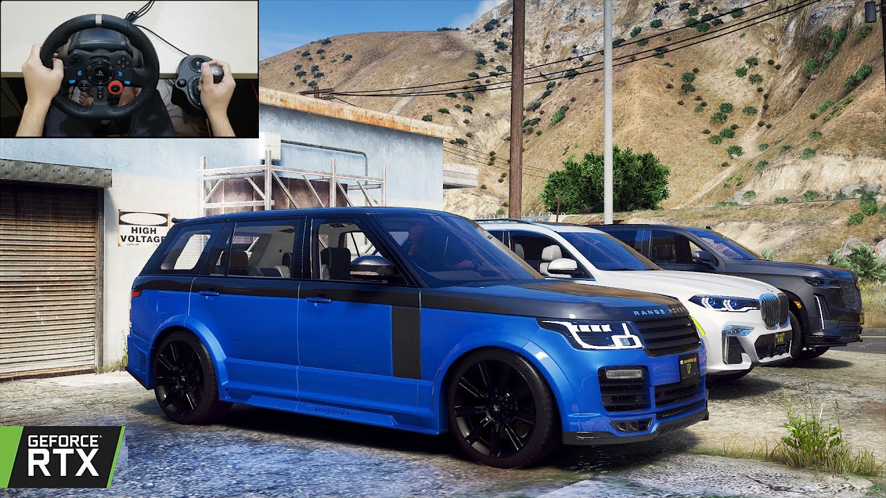 GTA 5 - MANSORY Range Rover SVAutobiography OFFROAD CONVOY - Wild Luxury SUV from Mansory