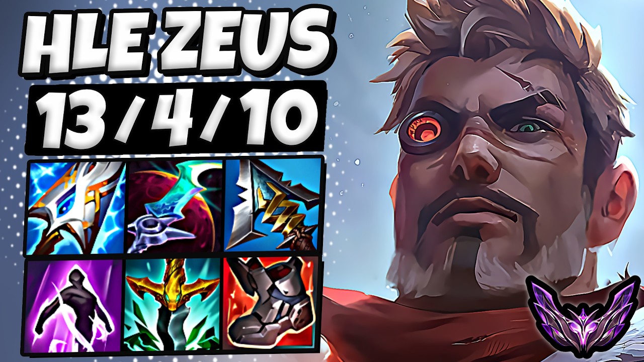 HLE Zeus Jayce vs Ambessa [ TOP ] Patch 25.24 Korea Master