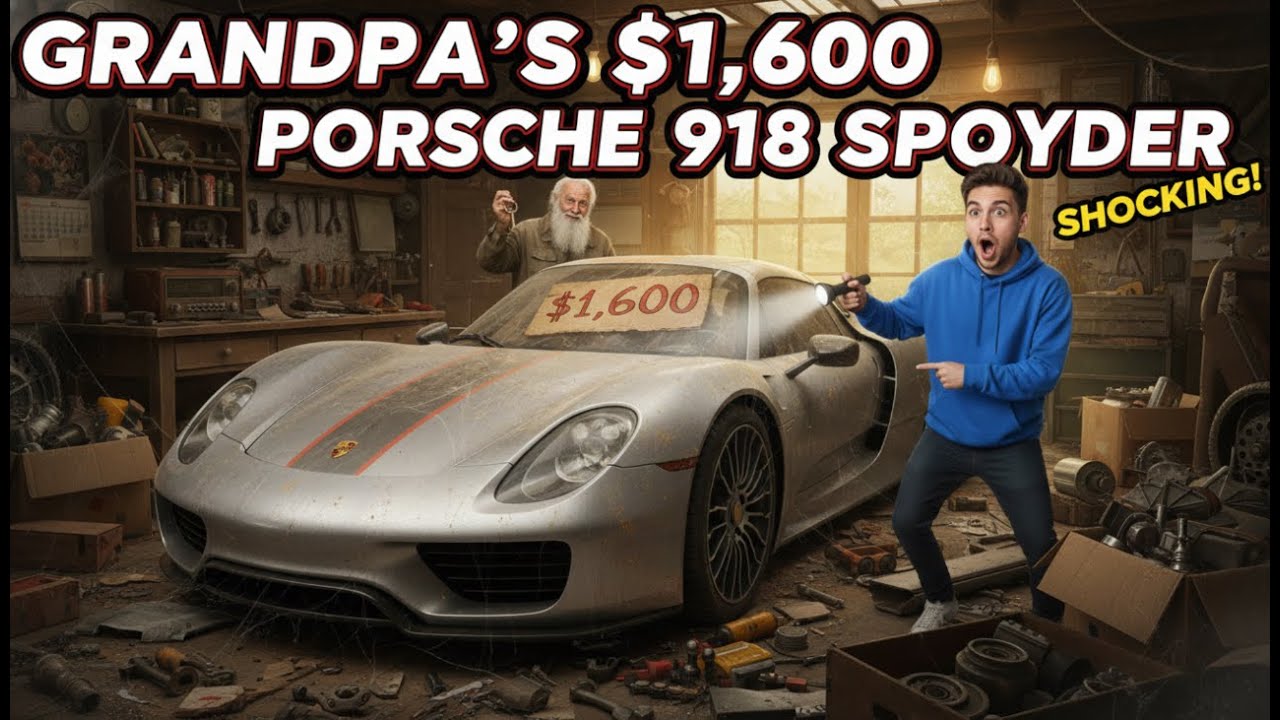 A Grandpa Hid a Porsche 918 Spyder… I Restored It for Just $1,600 😱