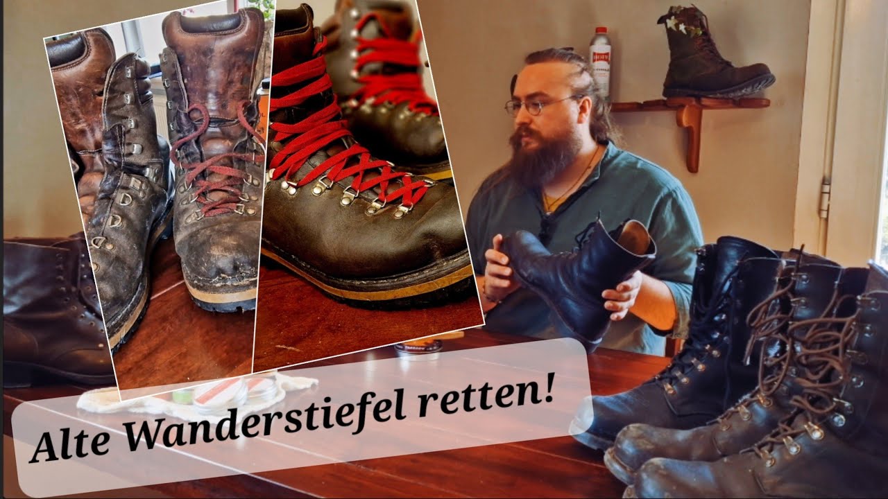 Lederstiefel pflegen & retten | Völkl Stiefel für 8€ ⁉️