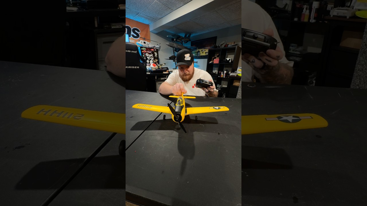 NEW Mini RC T-28 Trojan Plane!
