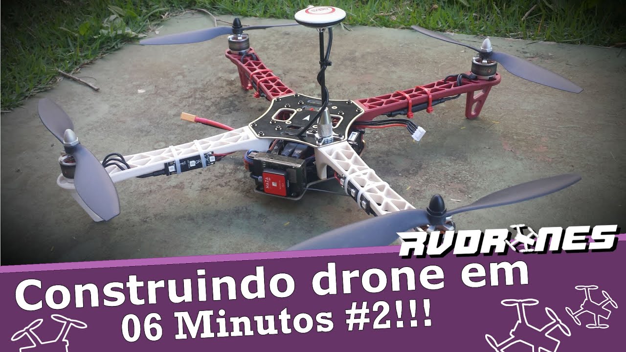 Construindo Drone em 6 minutos - Time Lapse #2