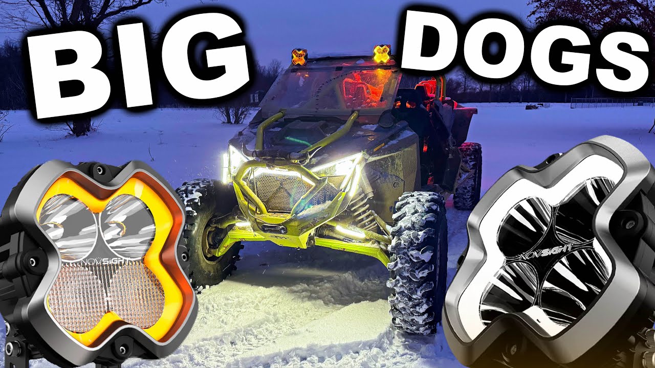 Компания Big Dog Machine получила фары Big Dog Lights: светодиодные прожекторы Novsight HALO Pro ...