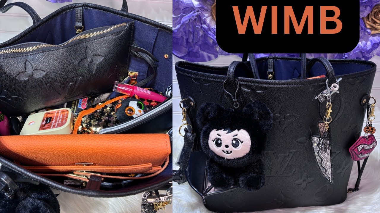 БЭГТОБЕР: ЧТО В МОЕЙ СУМКЕ LOUIS VUITTON NEVERFULL MM, ВЫПУСК К ХЭЛЛОУИНУ #wimb #хэллоуин