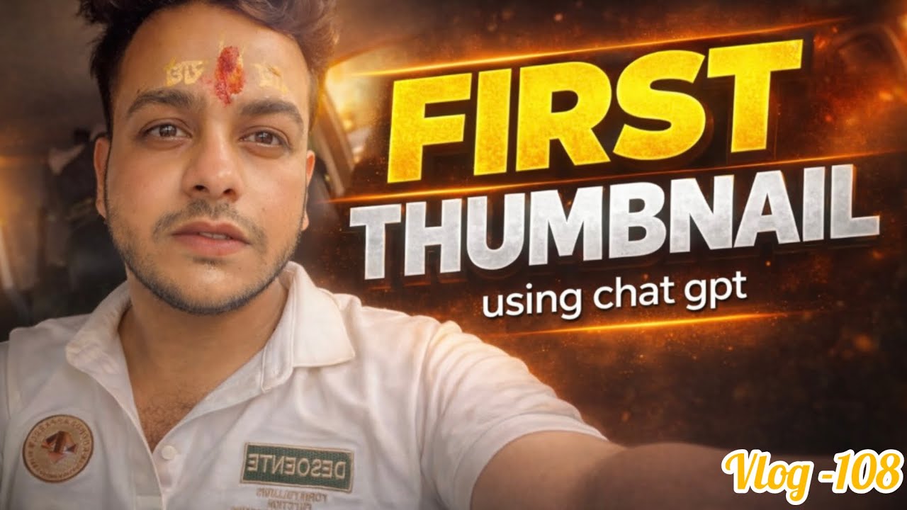 First thumbnail using ChatGPT vlog 108 #vlog #morningroutine #dailyroutine #productivevlog #reallife