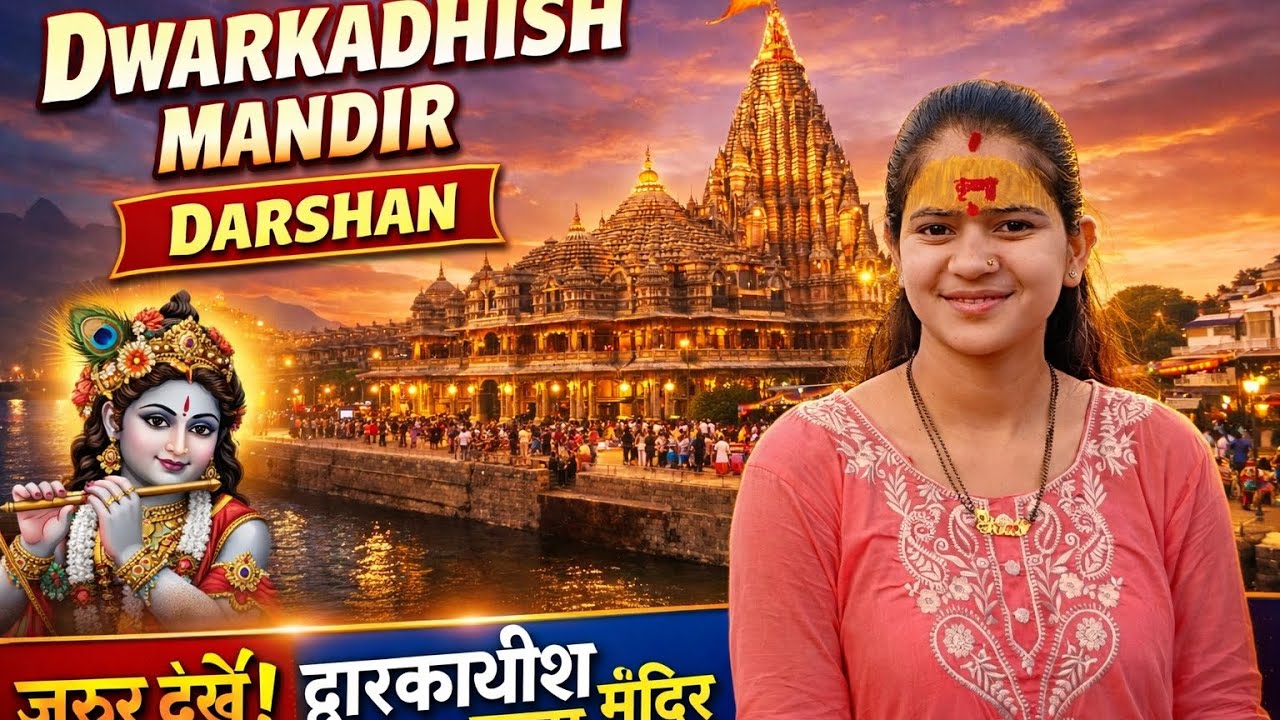 Dwarkadhish Mandir Darshan | Dwarka Gujarat Vlog 2026✅ थंबनेल पर लिख सकते हो 