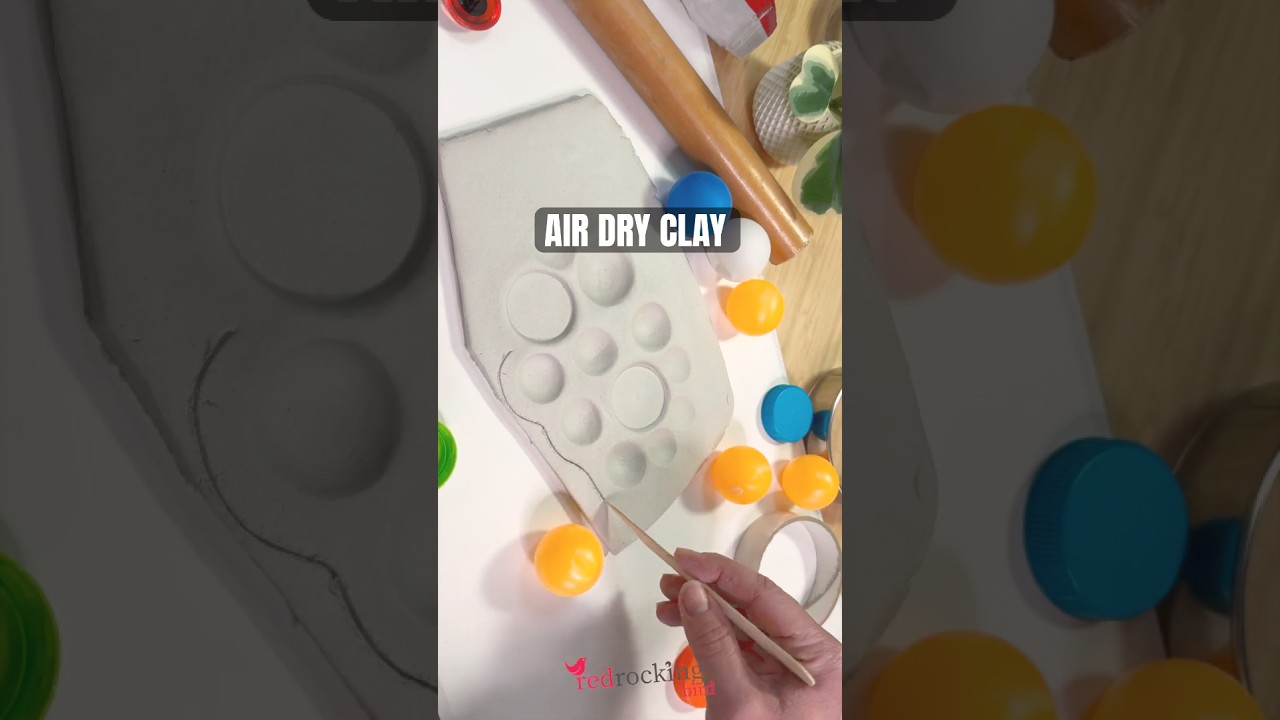 Stop Buying Paint Palettes&hellip; Make One Instead 🎨 #diy #art #airdryclay