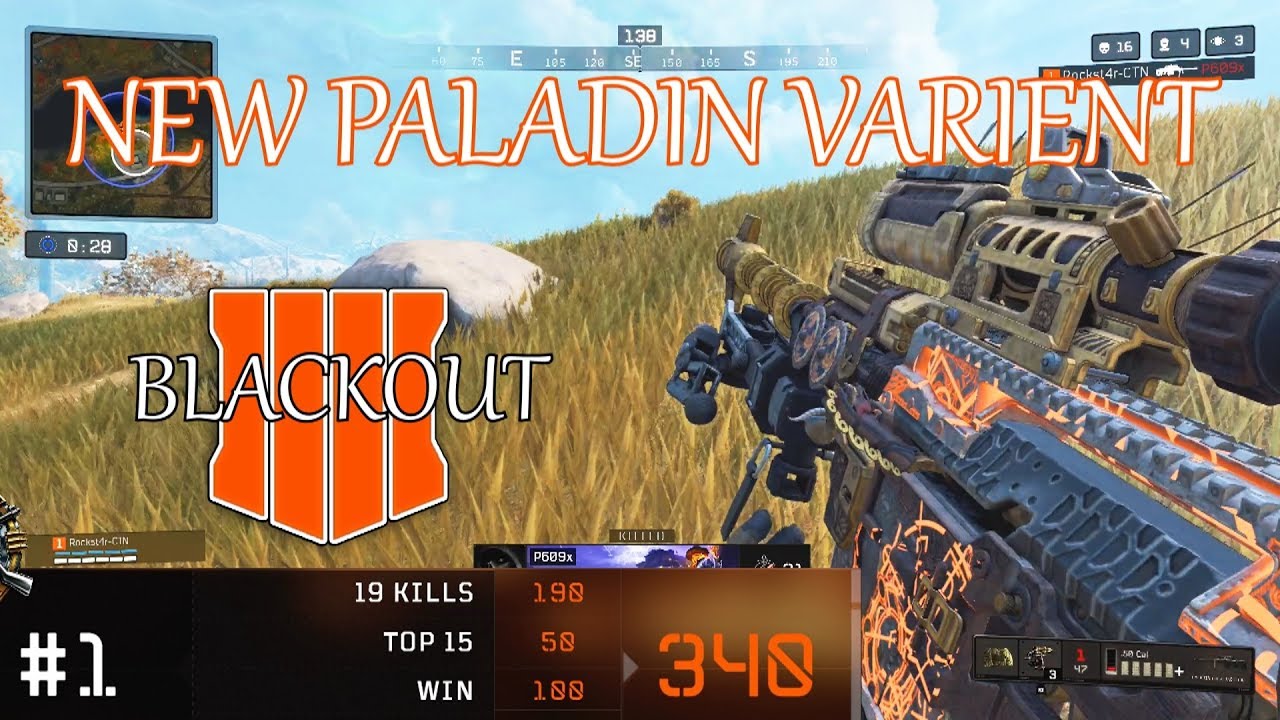 SNIPES With The NEW PALADIN VARIENT! - 19 KILL Solo WIN - COD Blackout