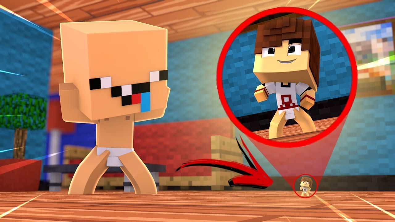 EU FIQUEI DO TAMANHO DE UMA FORMIGUINHA !!! - MINECRAFT